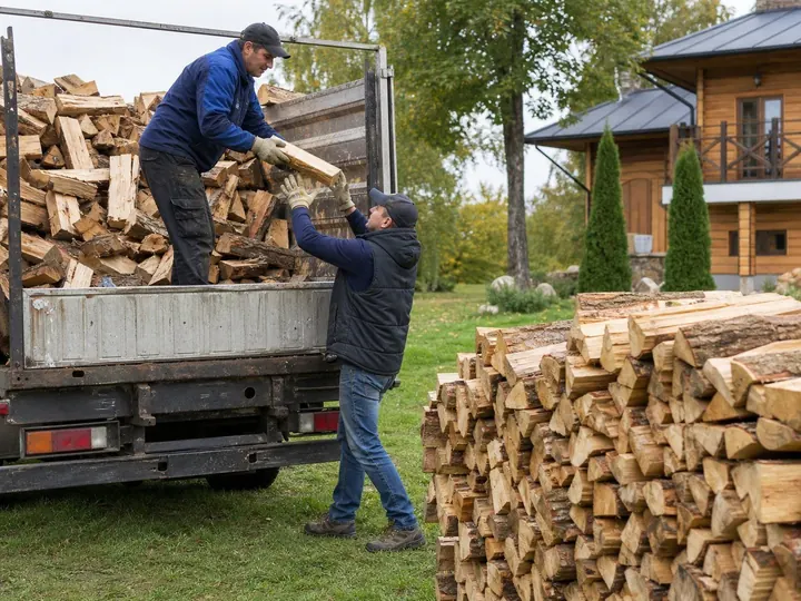 Разгрузка дров в подвал или цоколь в Воскресенске